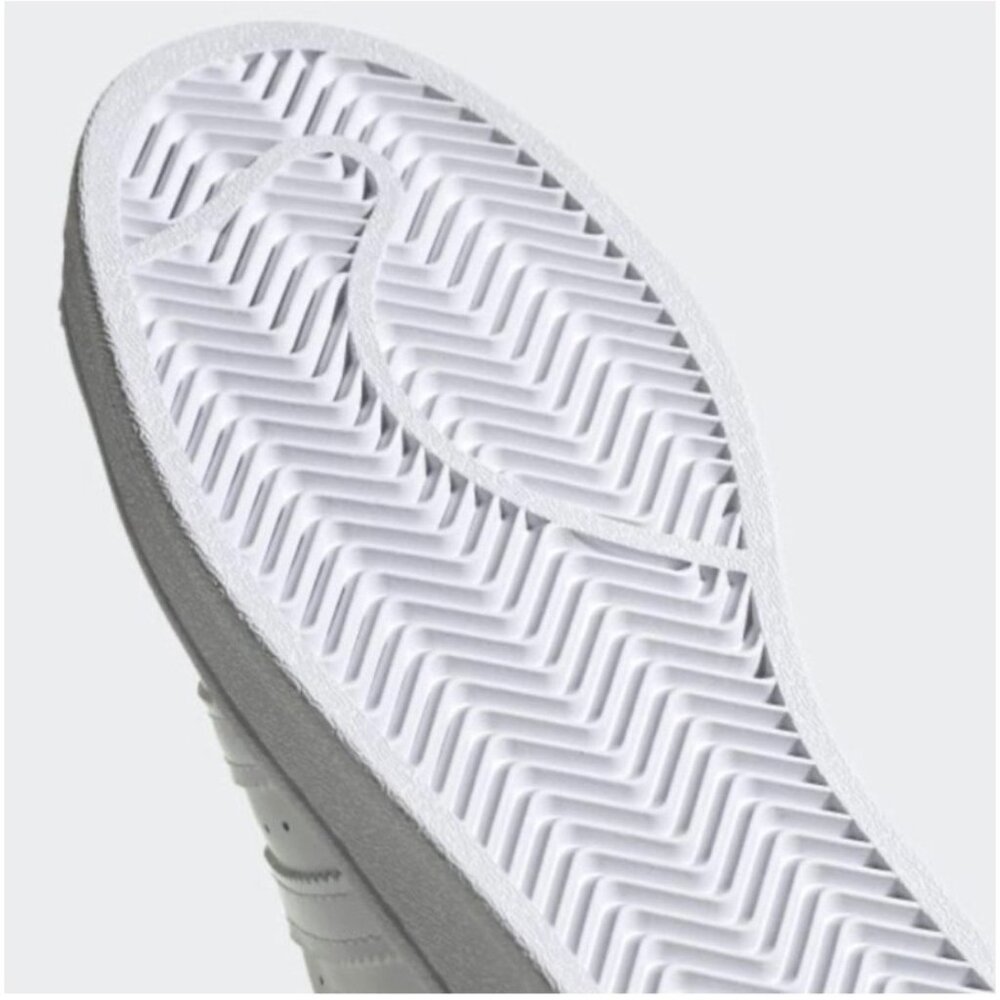 Adidas Superstar White Leather Unixes Sneaker Men's Size 6.5 Women 8 - Picture 13 of 14